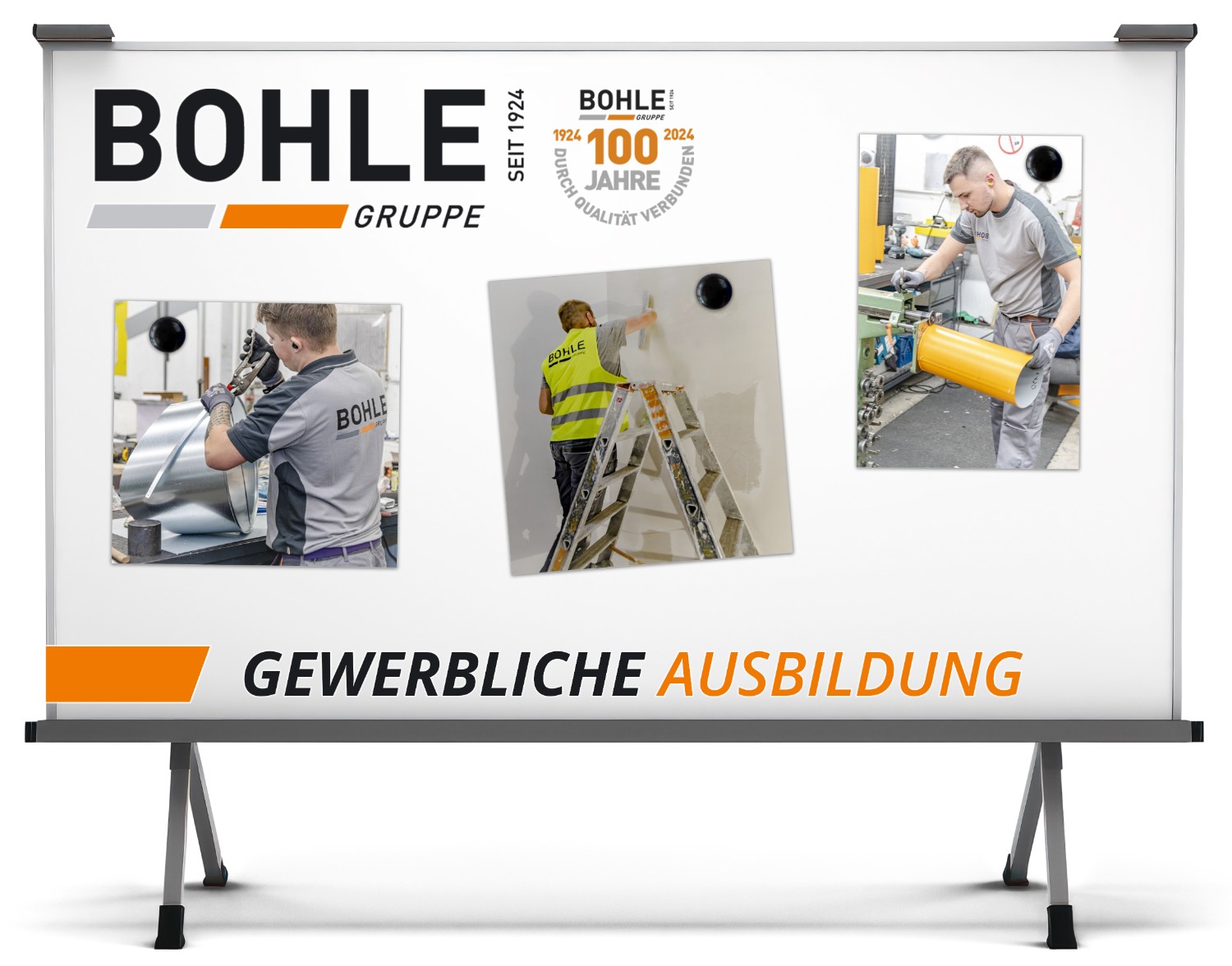 Collage Ausbildung gewerblich